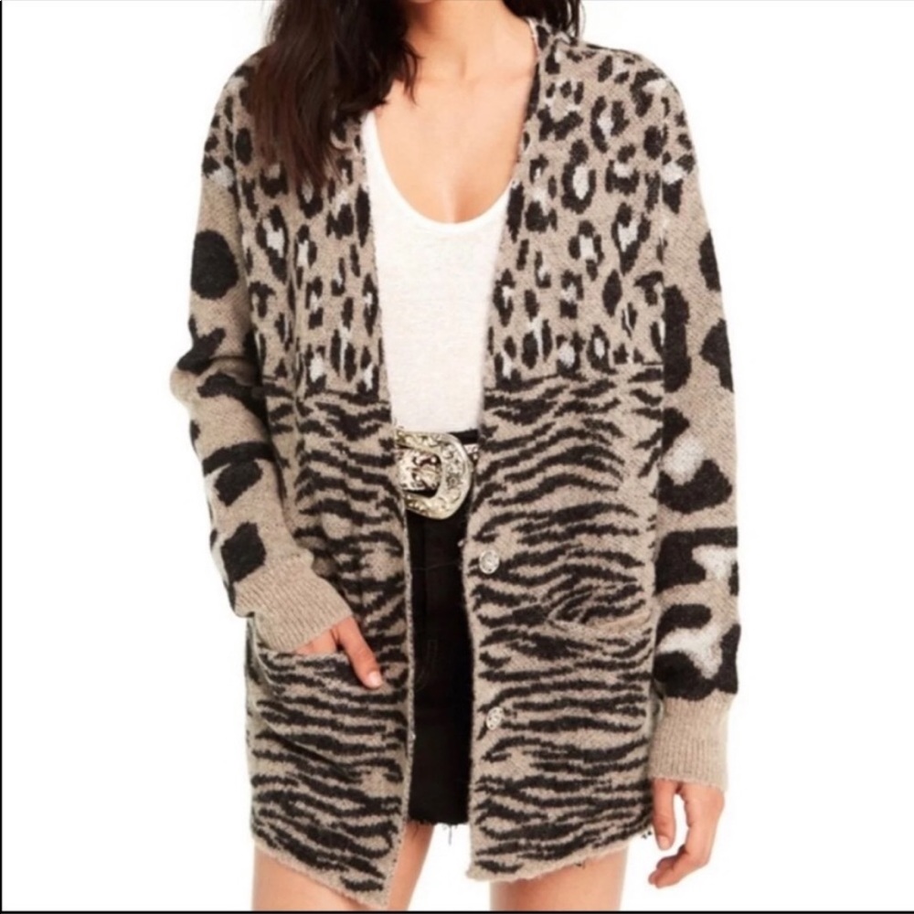 Wildfox wool blend oversized cardigan